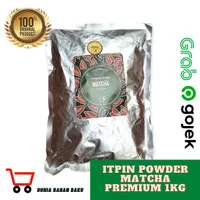 Itpin Matcha Green Tea Powder Premium 1kg 100% Ori