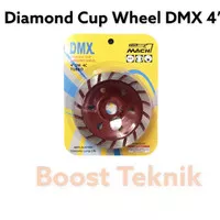 Diamond cup wheel DMX 4” / Mata gerinda poles beton