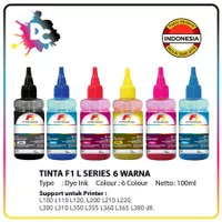 Tinta F1 Infus Refill / Isi Ulang Epson L 800 100ml 1 Set CMYK LM LC