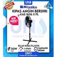 Miyako Kipas Angin Berdiri Stand Fan 16 Inch KAS-1606 / KAS 1606 X PL