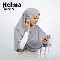 Helma Bergo / Hijab Masker Instan / Hijab Instan Telinga