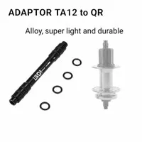 Adaptor TA12 to QR Quick Release bahan Alloy - Adapter TA 12 ke QR