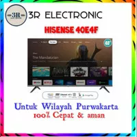 HISENSE LED TV 40 INCHI ANDROID SMART TV | 40E4F | 40 E4F | TV HISENSE