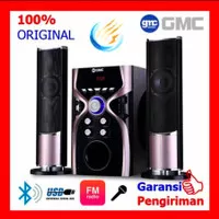 Speaker Aktif Bluetooth GMC 887G Speaker Multimedia Karaoke USB MIC