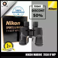 Binocular nikon marine 7x50 If wp, teropong marine waterproff original