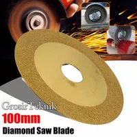 Mata Pisau Gerinda Potong Poles Kaca 4 inch DMX Diamond Cutting Glass