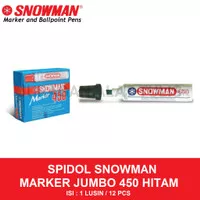 SPIDOL SNOWMAN JUMBO J-450 / SPIDOL PERMANEN WARNA HITAM