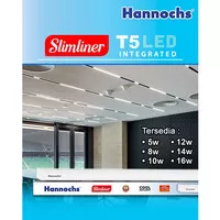 Lampu T5 Led Slimliner 16w Hannochs Panjang 120cm