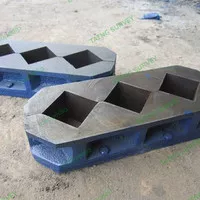 Tre gang Cetakan Kubus Beton 5X5X5 Bahan Besi