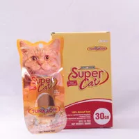 Super Cat Tuna&Chicken Loin 30Gr - Asli Daging Tuna Chicken Loin