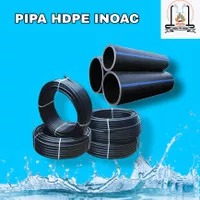 PIPA HDPE 1/2 INCH INOAC SELANG HDPE HITAM (100m)