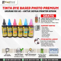 Tinta Dye Based Photo Premium Epson - Black - 100 ML