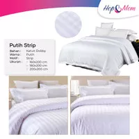 BED COVER ONLY HOTEL/ BEDCOVER HOTEL BAHAN KATUN DOBBY HOP & MOM