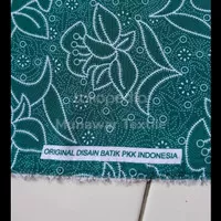 kain batik pkk hijau tosca