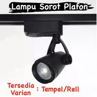 Lampu Rell Led Track Light/Tempel Plafon Mr16