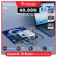 Powerbank PD45 - Yoobao H40 Powerbank 40000mAh iPhone Fast charge