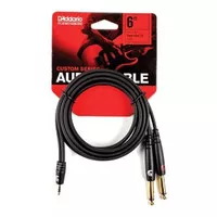 D`ADDARIO PLANET WAVE ST MALE TO DUAL CABLE 1/4 PW-MPTS-06 BMJ