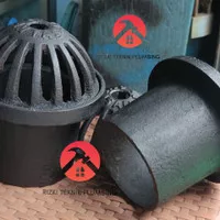 ROOF DRAIN CAST IRON 4 INCH ANTASAN SARINGAN AIR CAST IRON CEMBUNG