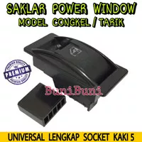 Saklar / Switch / Tombol Power Window Jendela Model Congkel / Tarik