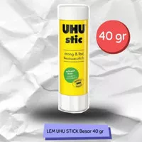 Lem Stik / Glue Stick / Lem Kertas UHU 40 gr (Besar)