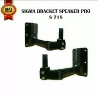 Bracket Speaker pro Sigma S 718 wall Braket besi speaker 8 10 12 15