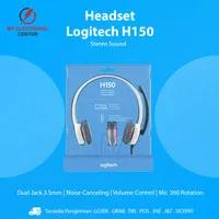 Headset Stereo Logitech H150 Jack 3.5mm Headphone For Laptop - PC - HP