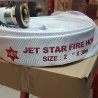 FIRE HOSE KANVAS - SELANG HYDRANT MERK JET STAR 1.5 INCH X 30