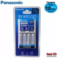Charger Baterai Panasonic eneloop + Battery AA 4pcs