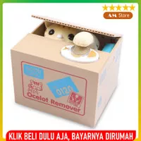 Celengan Koin - Celengan Anak Unik - Celengan Kucing - Edukasi Anak