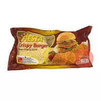 Fiesta Crispy Burger Ayam Chicken Burger Isi 6