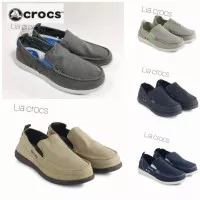 Sepatu pria Crocs Walu Men / sepatu slipon man / sepatu Crocs pria - Hitam, 40