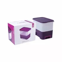 Tupperware Rice smart junior 5kg dispenser tempat beras