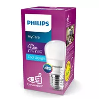 Lampu Philips LED 4 Watt Putih - LED BULB 4W / 4Watt / 4 Watt