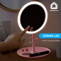 Kaca Cermin Makeup Rias Lampu LED / Miror LED by NgisiRumah