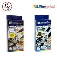 BLUEPRINT TINTA SUNTIK PRINTER Canon Black / Hitam dan Color / Warna