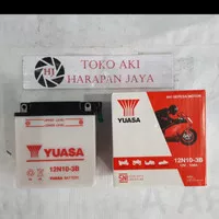 AKI MOTOR YUASA 12N10-3B (10AH) BASAH