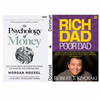 (Paket Buku) The Psychology Of Money dan Rich Dad Poor Dad