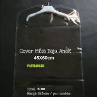 MIka Plastik Baju/Plastik Cover Pelindung Baju Uk 45x60cm