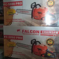 Chain saw Falcon 5880 Pro / mesin potong kayu / gergaji kayu 22Inch/2"