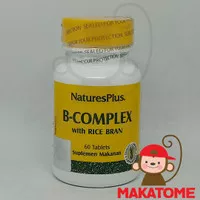 Natures Plus B Complex With Rice Bran 60 Tablet Vitamin nature