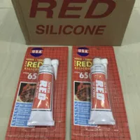 Usa 650 lem red besar lem merah 70gr lem silicone red lem red silicon