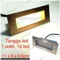 lampu tangga led/ lampu tanam dinding tangga led 1 Watt stainlesst 1w