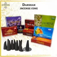 Darshan Incense Cone Buhur Kerucut Dupa Aroma Therapy / dupa wangi