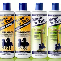 Mane N Tail Shampoo and Conditioner Original Herbal Gro Shampo Kuda