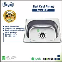 SINK / BAK CUCI PIRING ROYAL SB42 48X40X15 CM