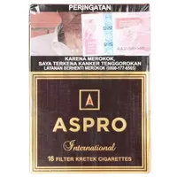 Rokok Aspro isi 16 Batang Filter Kretek Cigarettes PR. Rajawali SR