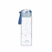 Miniso Botol Minum WATER BOTTLE 350ML-BLUE