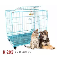Kandang Anjing Kucing Octagon K205 RODA - Kandang Hewan