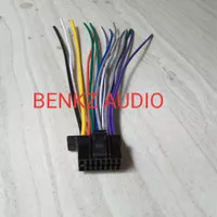 Kabel soket headunit Dvd mobil 2din Sony konektor audio dobeldin SONY