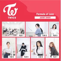 POSTER KPOP TWICE FORMULA OF LOVE JACKET SHOOT